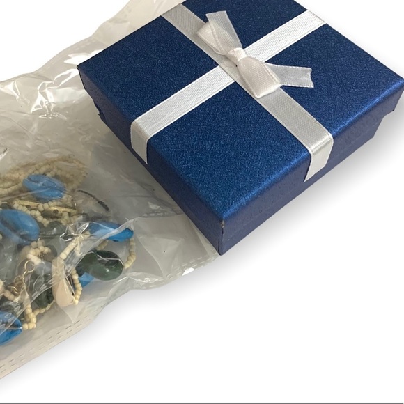 Natural Cowrie shells necklace cowrie shell multi strand beads necklace - Picture 7 of 7